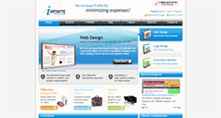 Desktop Screenshot of infinitewebsolutions.com