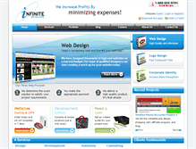 Tablet Screenshot of infinitewebsolutions.com